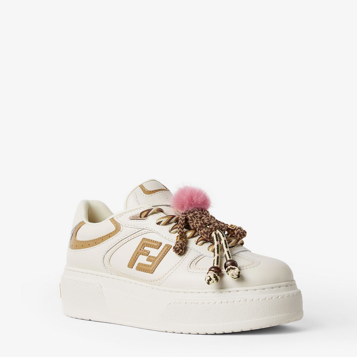 Fendi Match Sneakers 8E8721AY9NF1TO4 Lateral View