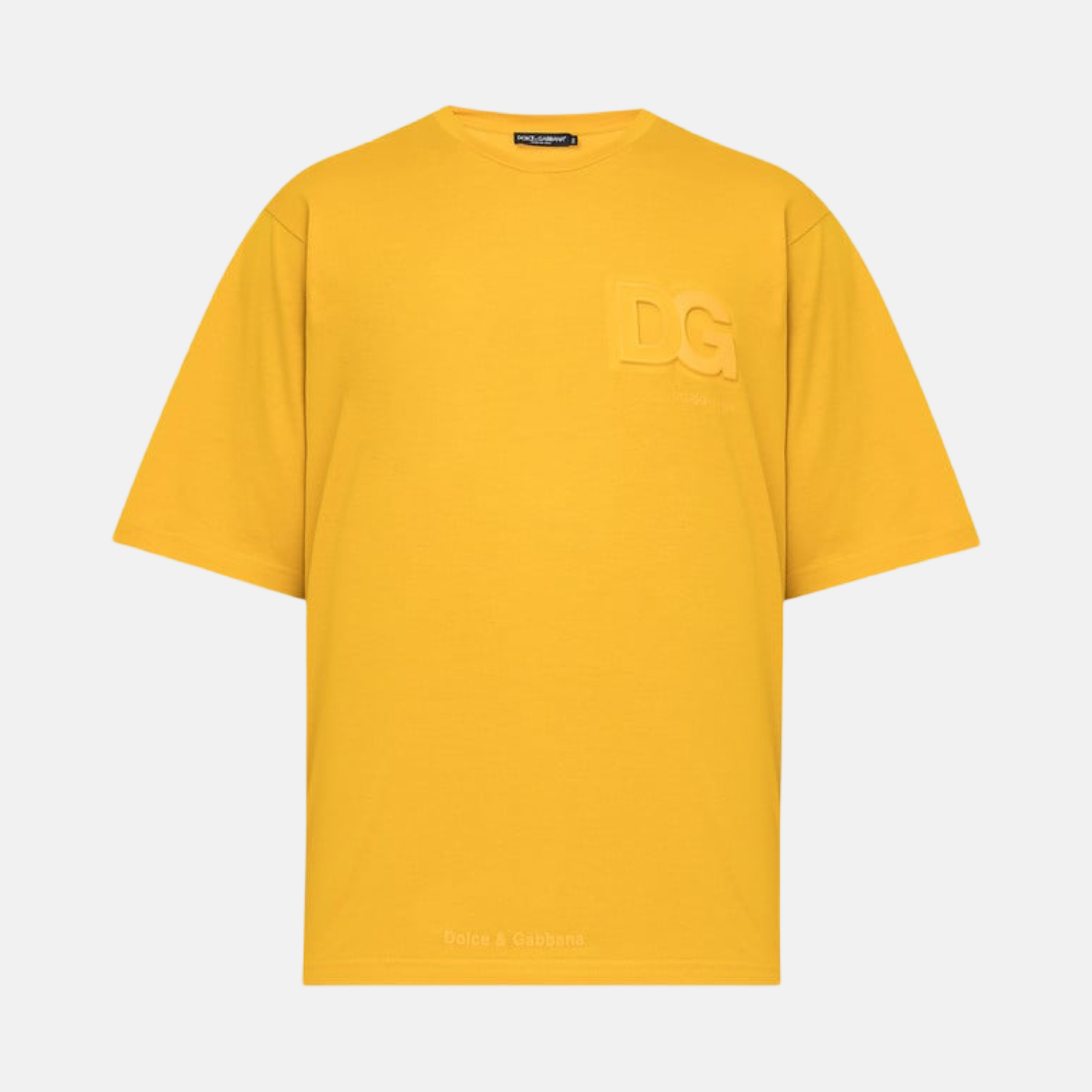 Мъжка жълта тениска Dolce & Gabbana