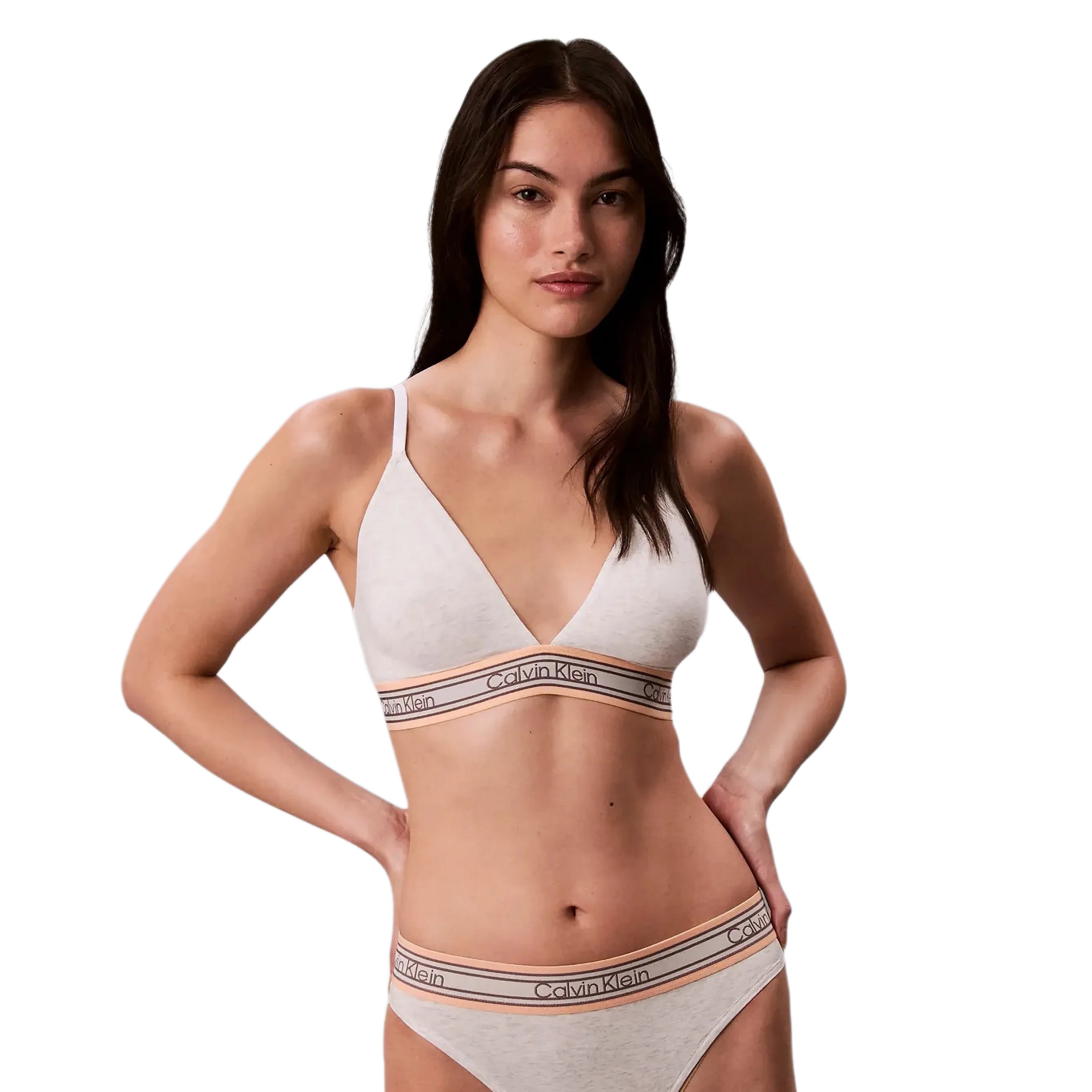 Calvin Klein women’s white bras дамски сутиен LV00QF8693 P74 Front view
