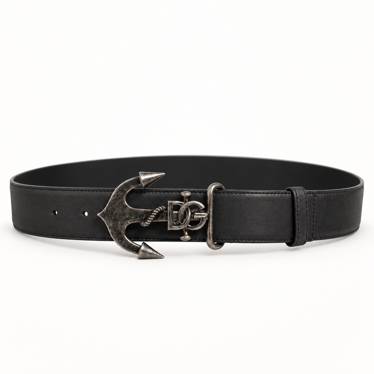 Men’s anchor buckle belt DOLCE & GABBANA
BC4861 AR840 80999 Black front view