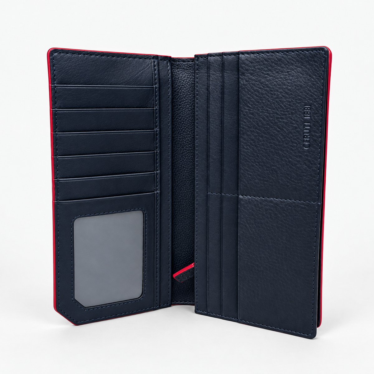 Клъч портфейл Men's clutch wallet Cerruti 1881
CEPU02605M Dark Blue / Red inside view