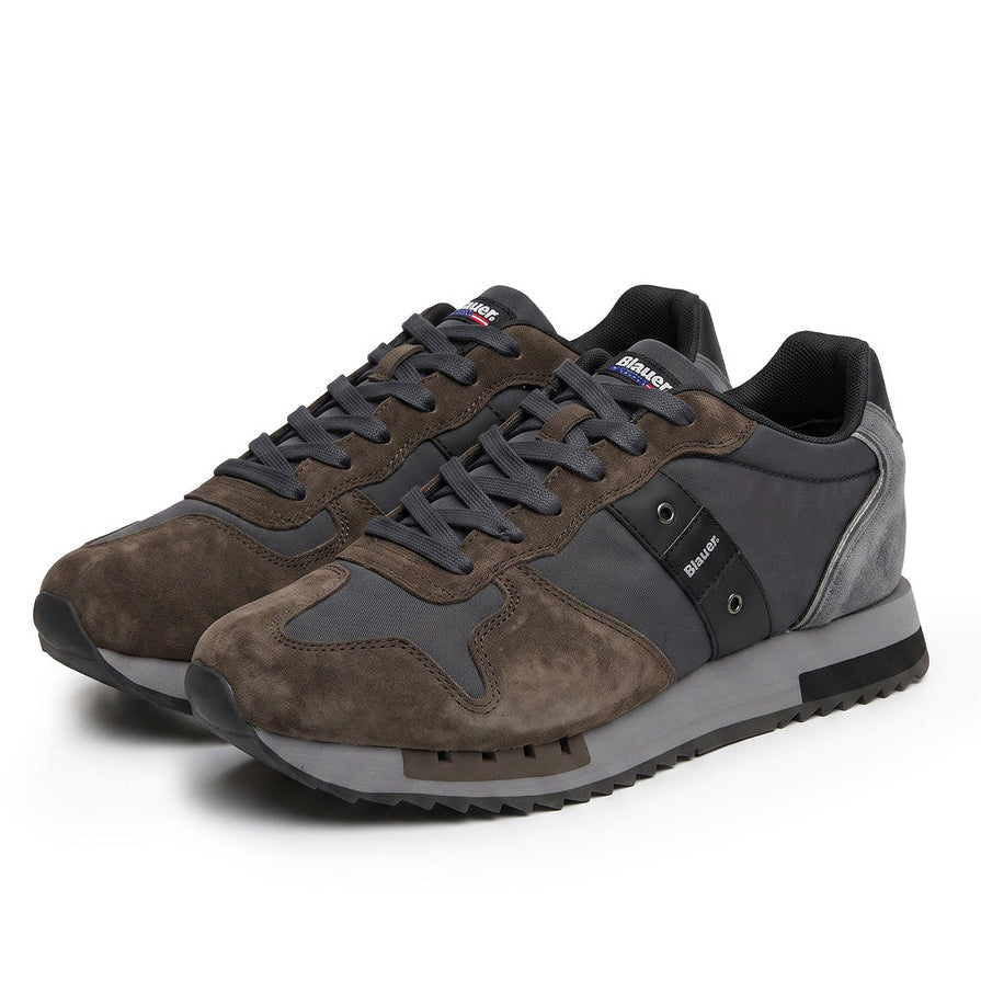 Мъжки маратонки Men’s sneakers Blauer F6QUEENS01WAX Gray / Brown