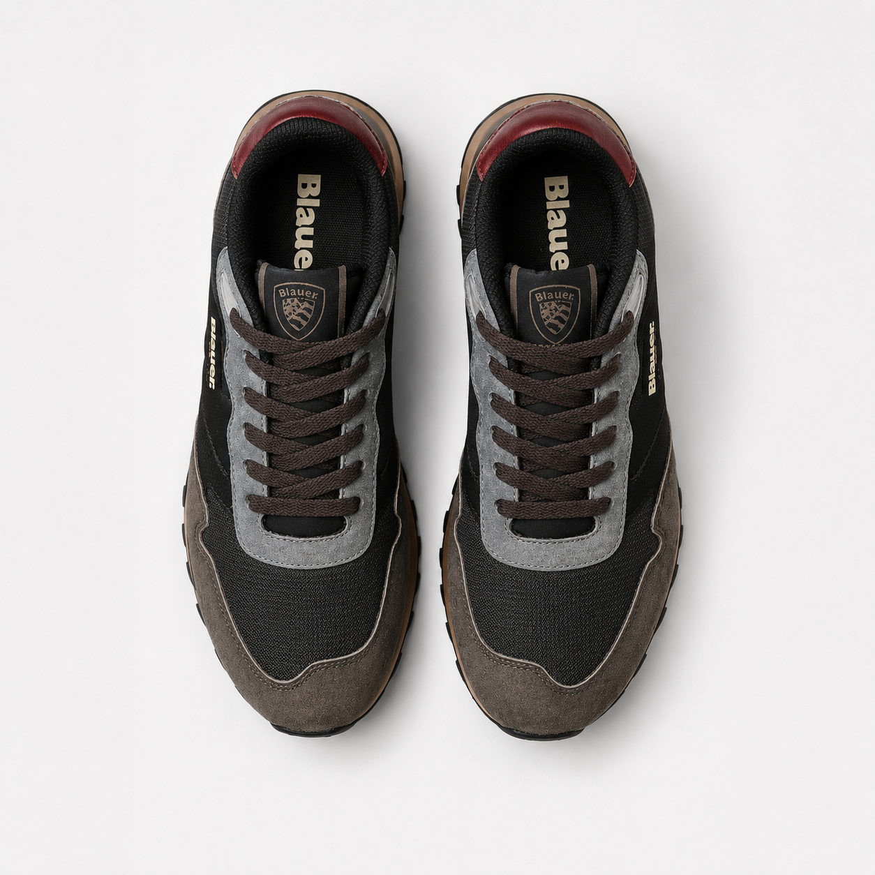 Мъжки маратонки Men’s sneakers Blauer
F6RYDER01NYN Black / Gray / Brown top view