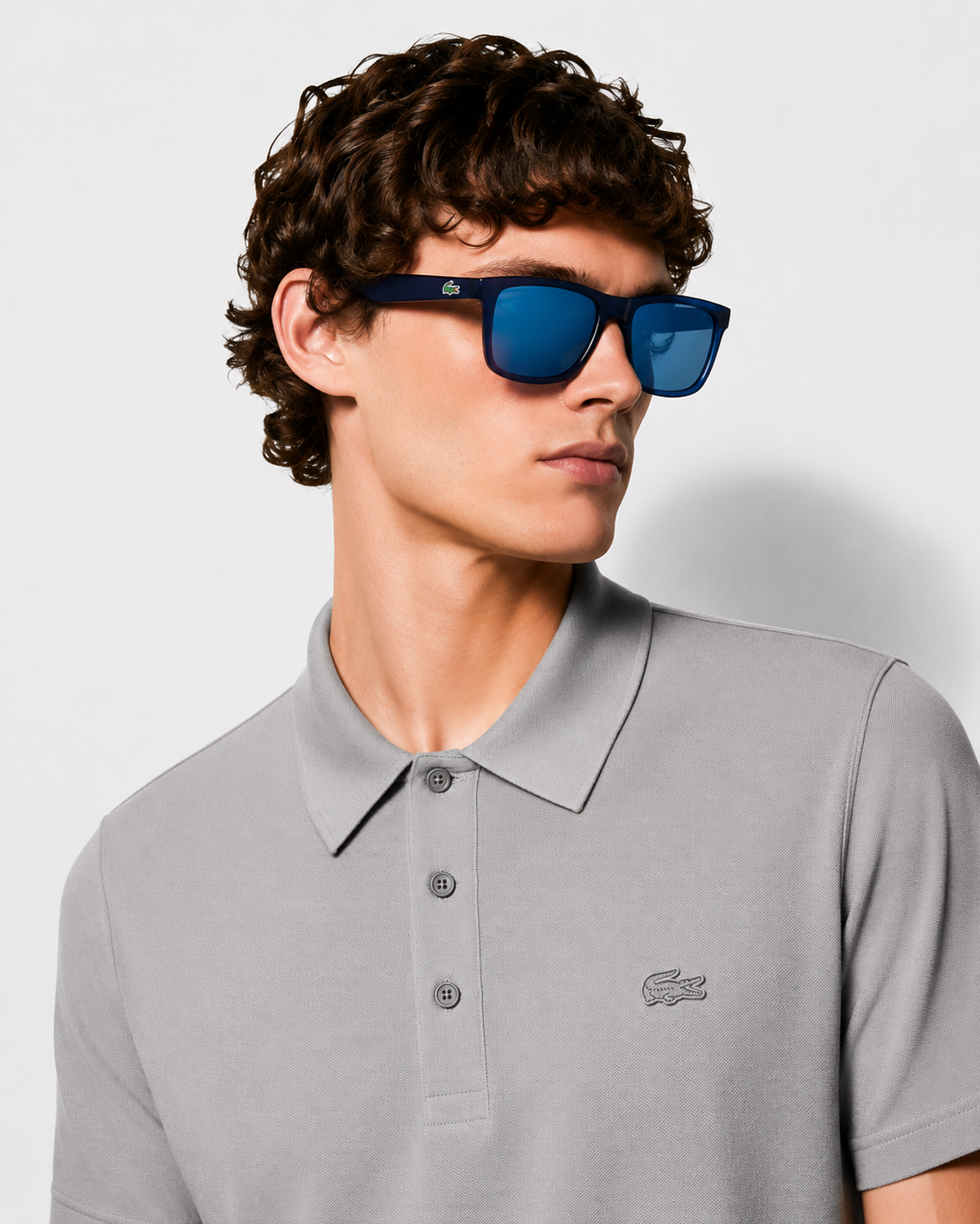 Мъжки слънчеви очила Men’s sunglasses LACOSTE L750S 424 Blue lifestyle view