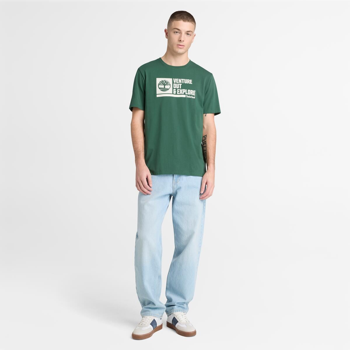 Мъжка тениска Men’s t-shirt Timberland
TB0A4275 A6X Green head to toe view