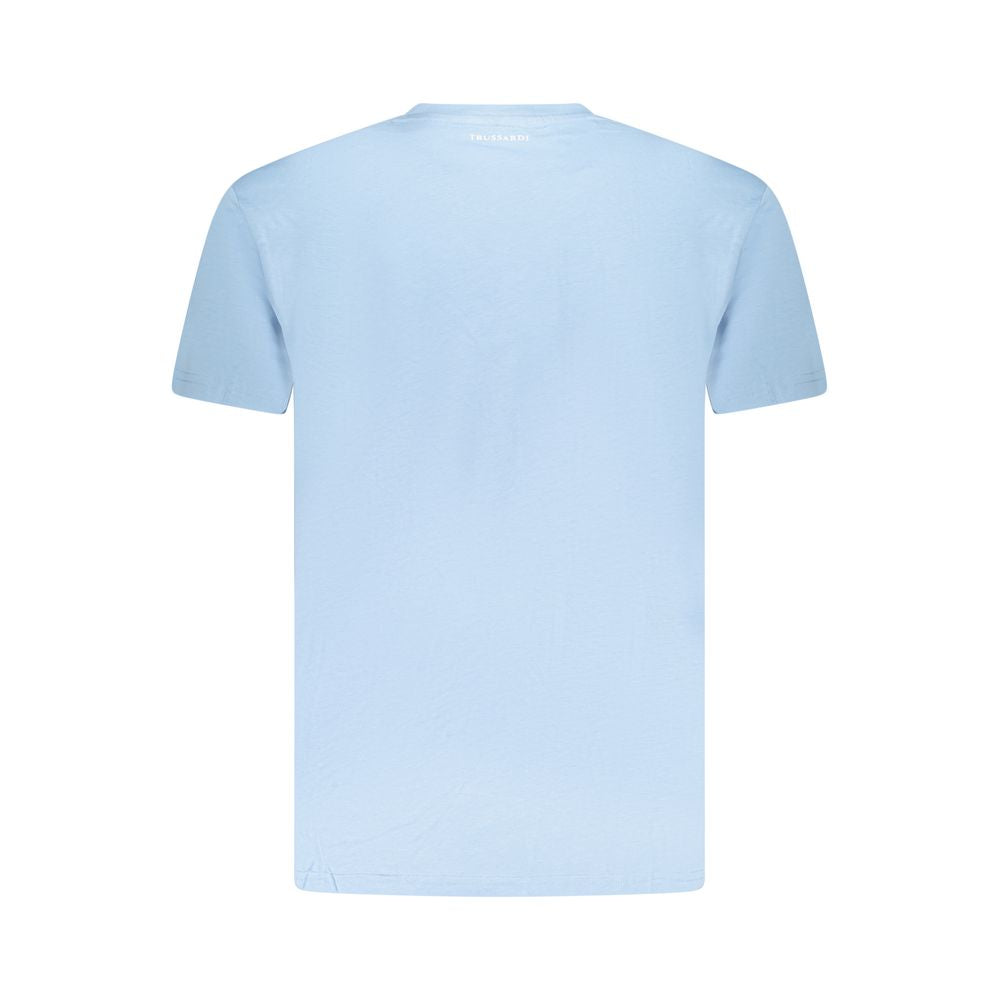 Мъжка тениска Men's t-shirt Trussardi
TRU25MTS01 05 light blue back view