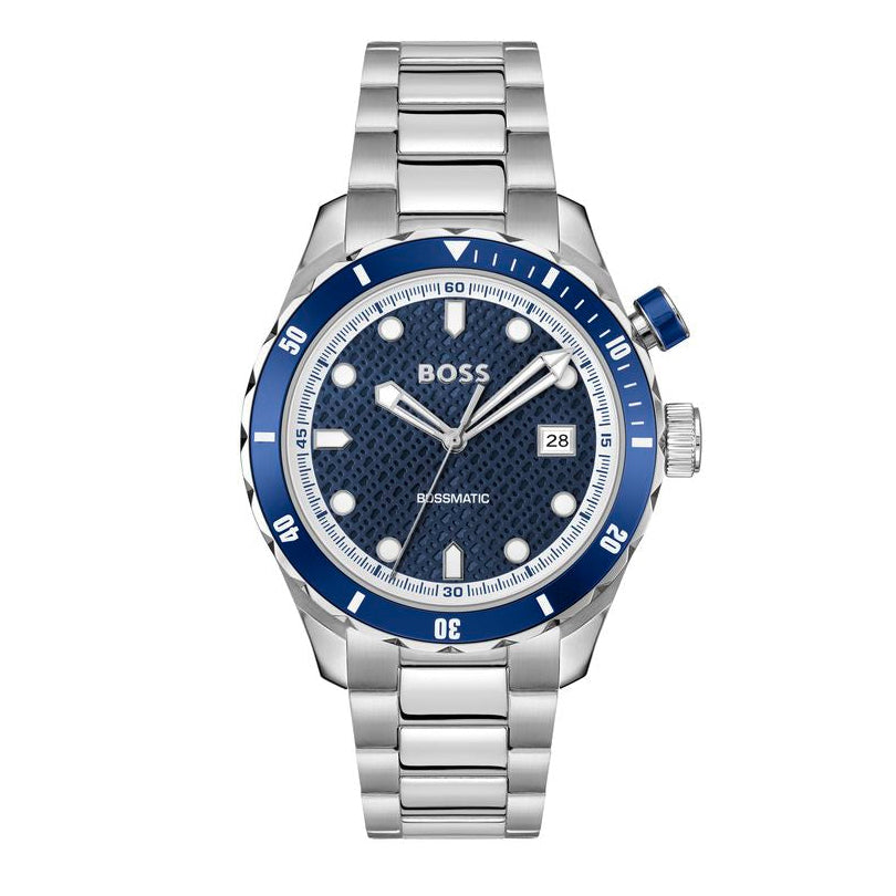 Мъжки часовник Men’s watch Hugo Boss Bossmatic 1514177 gray front view