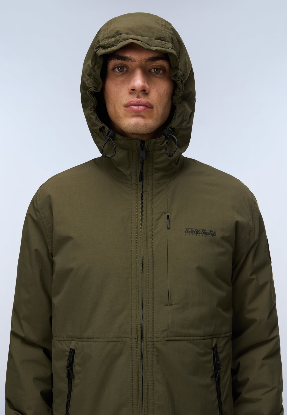 Men’s winter jacket Napapijri Tundra
NP0A8928A TUNDRA WINT1 G1F Olive Green close up view