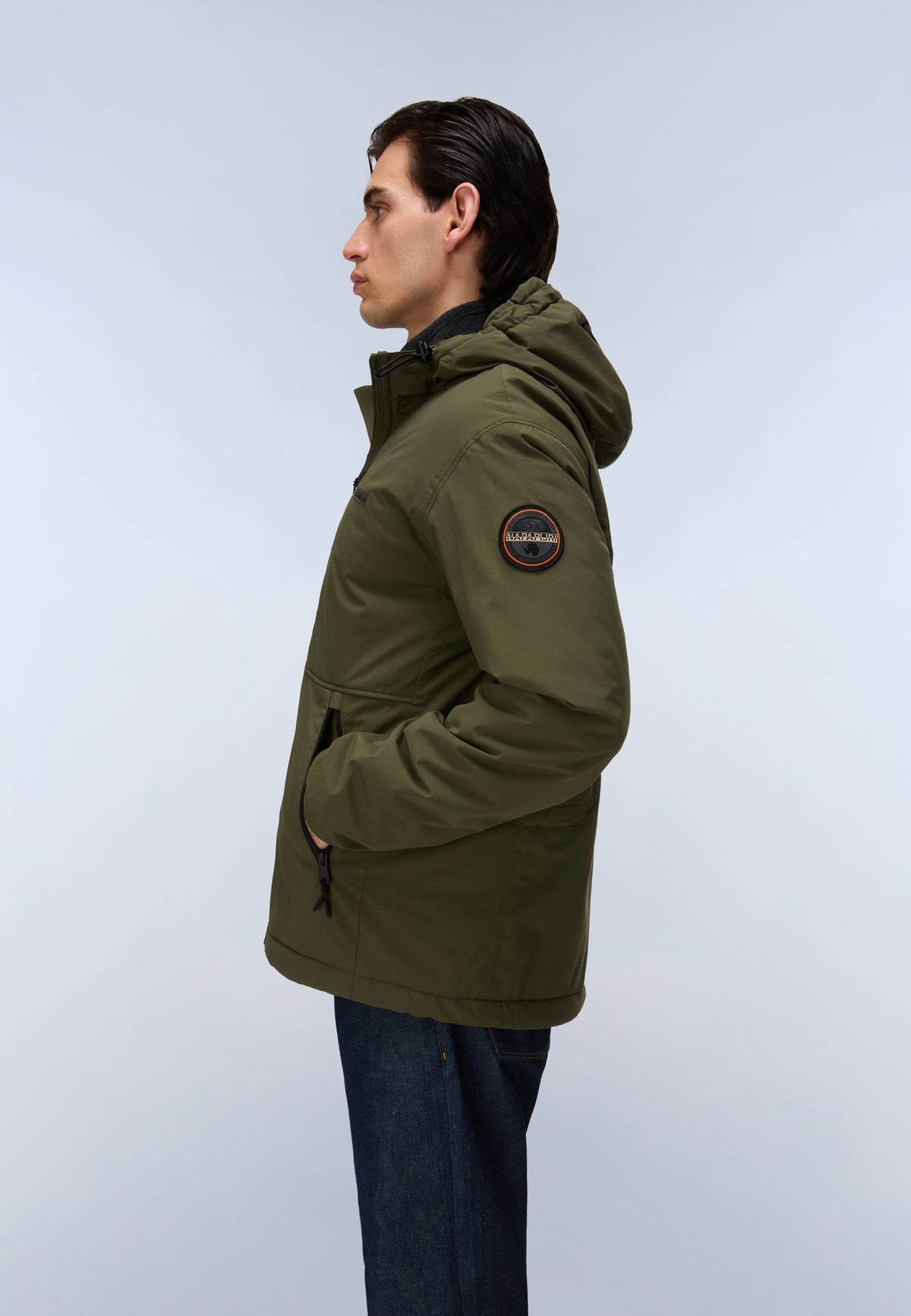 Men’s winter jacket Napapijri Tundra
NP0A8928A TUNDRA WINT1 G1F Olive Green side view