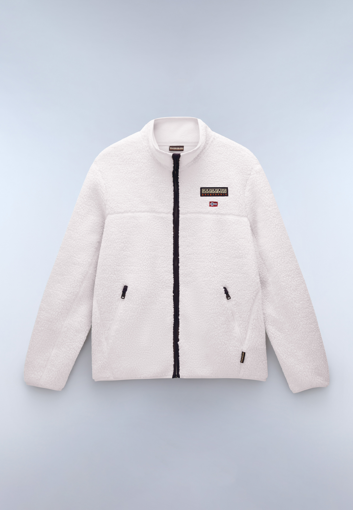 Men’s zip-up fleece jacket Napapijri Tynik
NP0A4IA9T TYNIK FZ N1J White front view