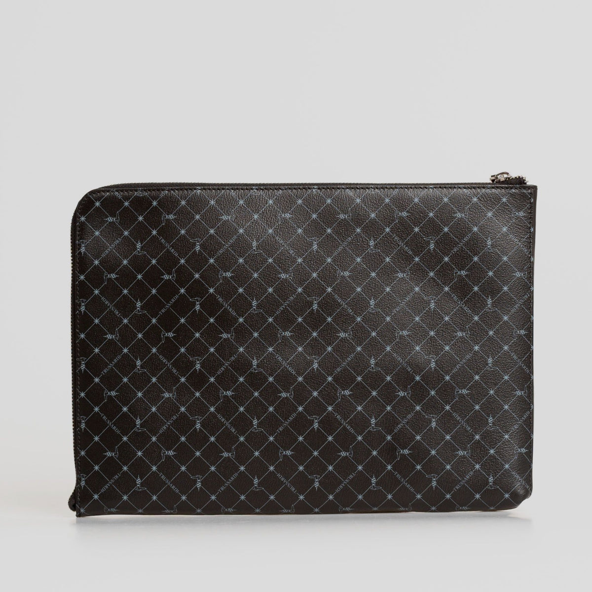 Trussardi Men’s Monogram Leather Clutch
72B00042 2Y000083 K299 Black back view
