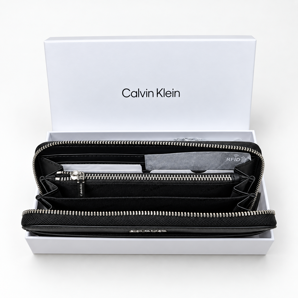 Клъч портфейл Unisex clutch wallet Calvin Klein
K60K610949 BAX Black inside view