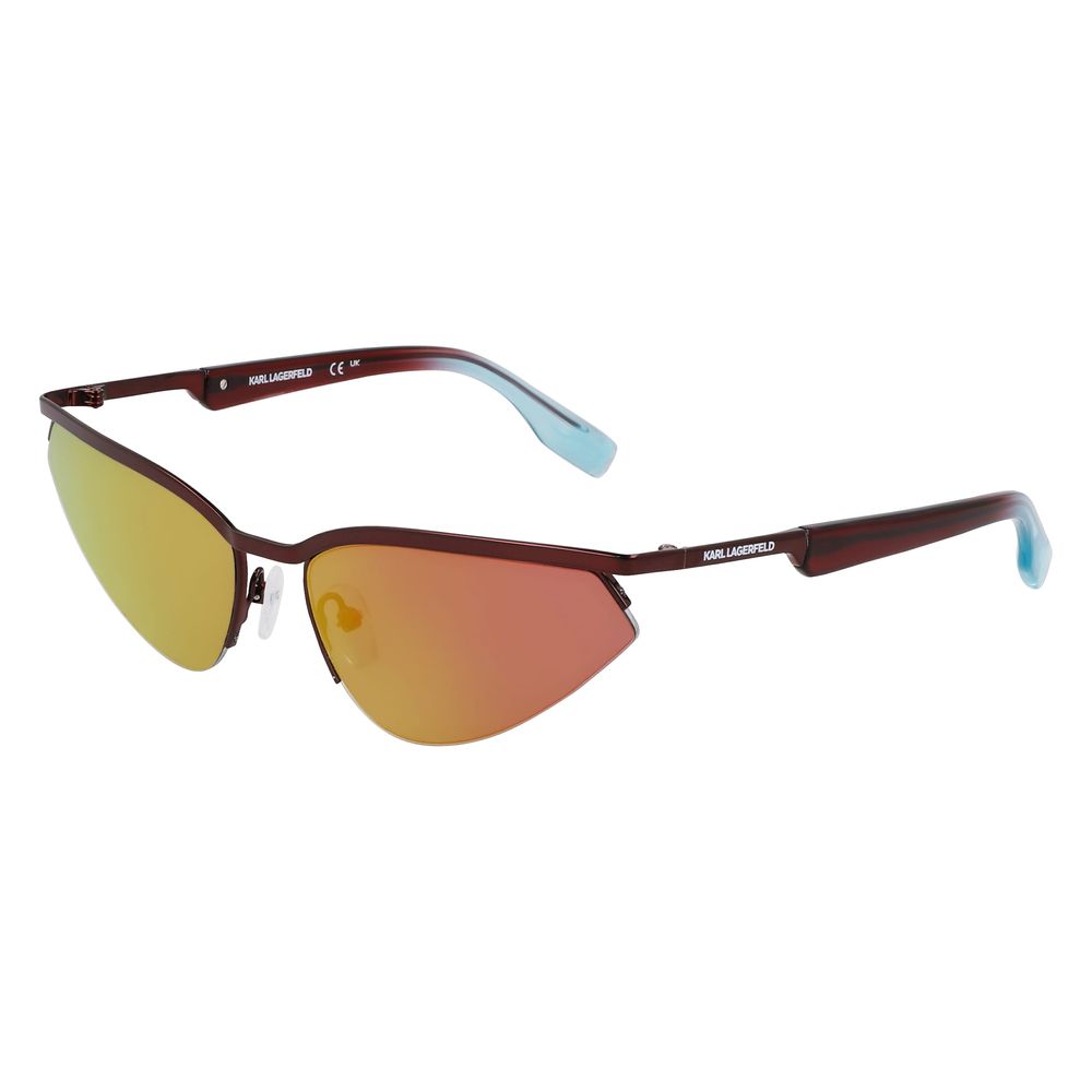 Слънчеви очила Unisex metal sunglasses KARL LAGERFELD KL352S 601 Burgundy