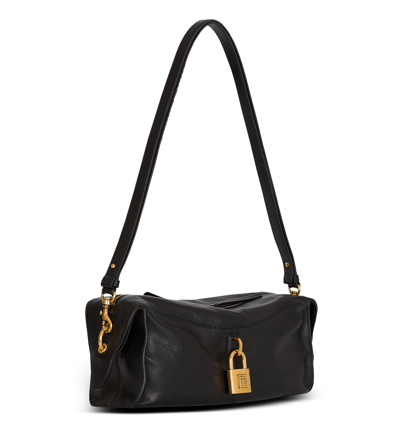 Чанта за рамо Unisex shoulder bag Balmain Pulse GN1HH038LOLP0PA Black angled view