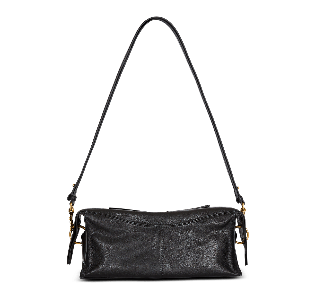 Чанта за рамо Unisex shoulder bag Balmain Pulse GN1HH038LOLP0PA Black back view