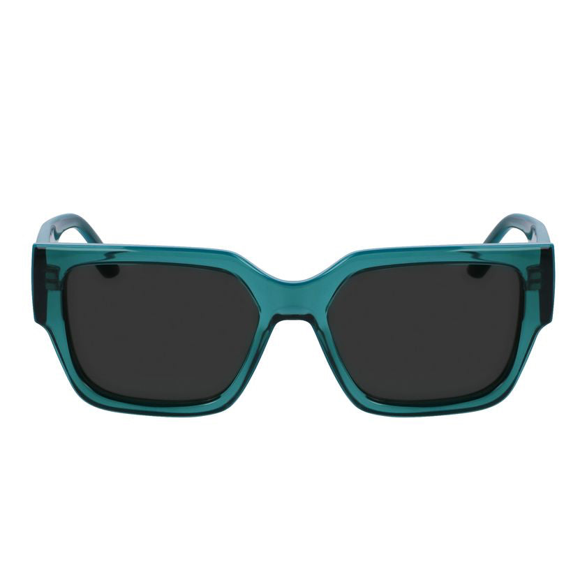 Слънчеви очила Unisex sunglasses KARL LAGERFELD KL6142S 316 Transparent Teal front view