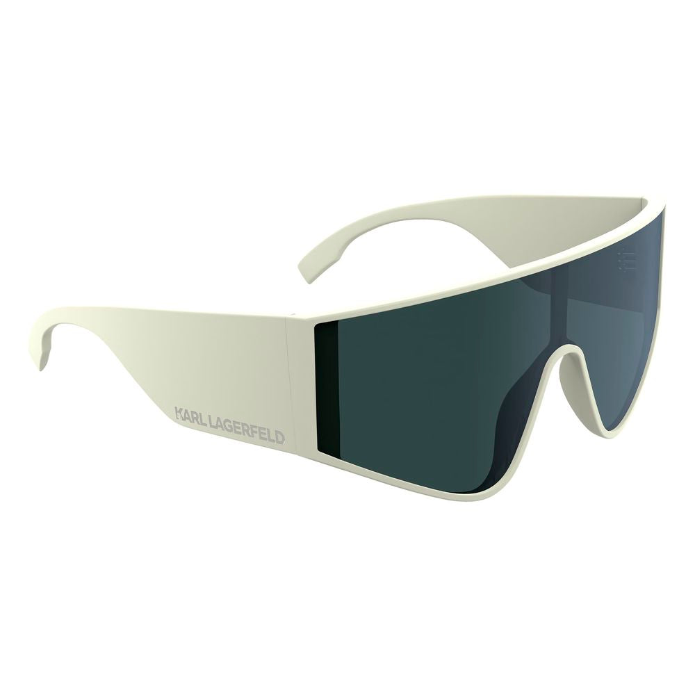 Унисекс слънчеви очила Unisex sunglasses KARL LAGERFELD KL6209S105 White angled view
