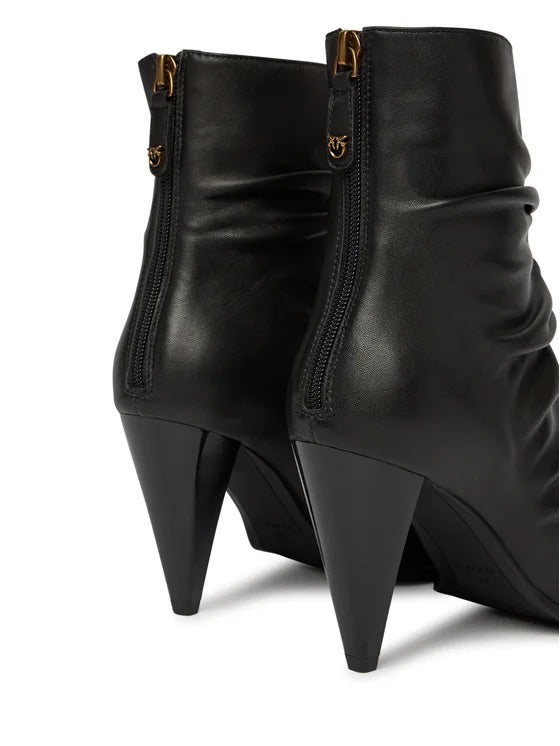 Дамски боти на ток Women’s ankle boots Pinko Vane 02 SD0587 P003 Z99 Black heels view