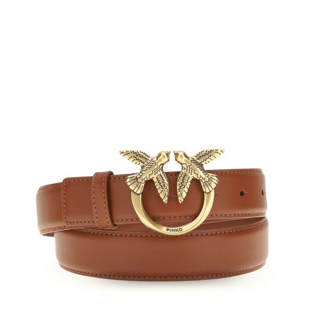 Дамски колан Women’s belt PINKO Love Berry
100125 A0F1 L84Q Brown buckle view