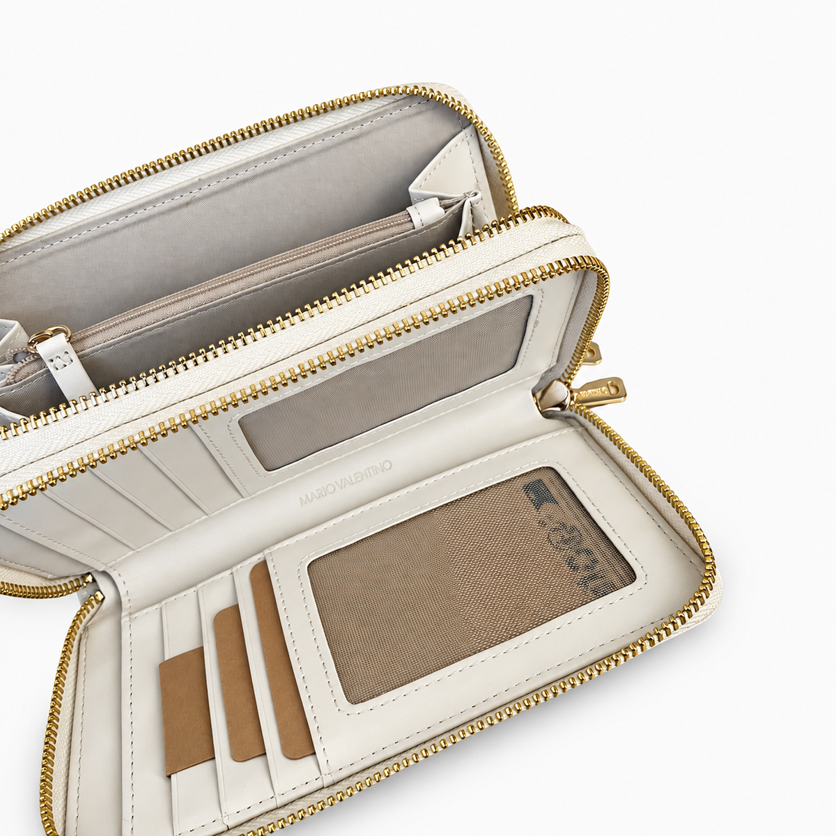 Women's clutch wallet Valentino by Mario
VPS9OG47 CLIO RE ECRU open view