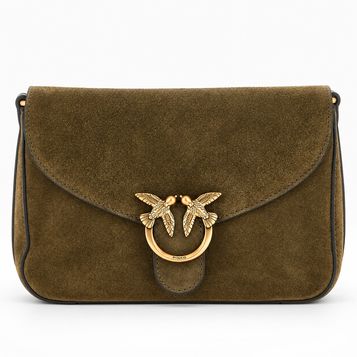 Дамска чанта през рамо Women’s crossbody bag Pinko Love Satchel 107655A0F6 V65Q Military Green