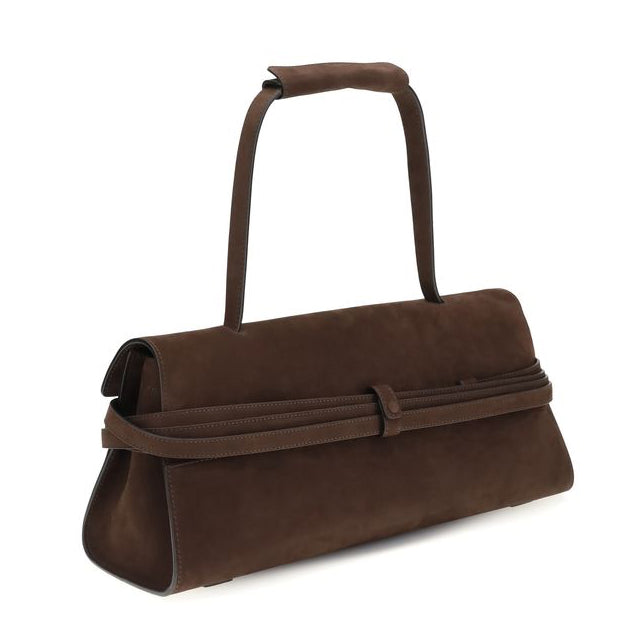 Дамска чанта Women’s handbag Moschino Tie Me MC4064PP1OOJ0307 Dark Brown back view