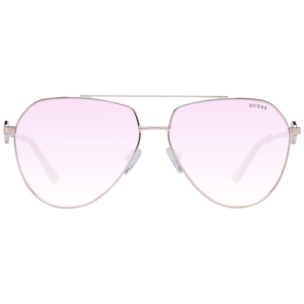 Дамски слънчеви очила Women’s metal sunglasses Guess GF6140 28T Rose Gold front view