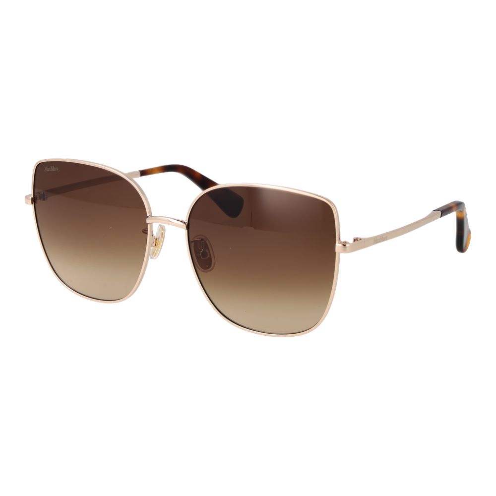 Дамски метални слънчеви очила Women’s metal sunglasses Max Mara MM0032-D 28F Rose Gold