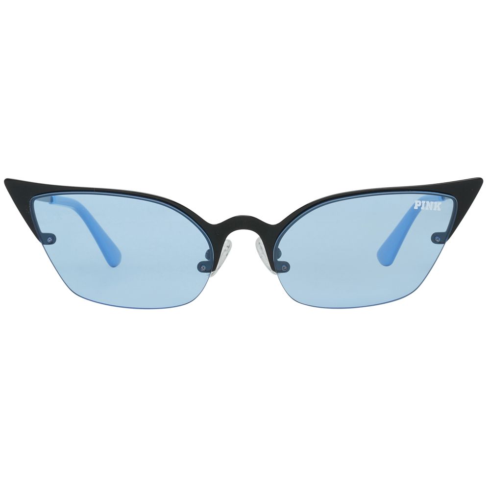 Дамски слънчеви очила Women's metal sunglasses Victoria's Secret PINK PK0016 01X Black / Blue front view