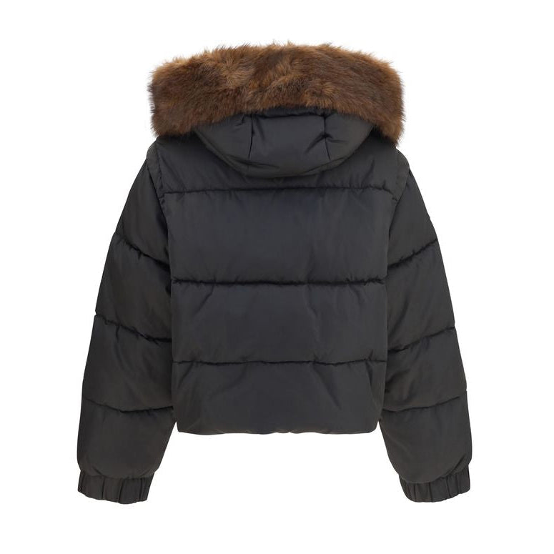Дамско яке Women’s padded down jacket Pinko Godetia 107183A2Y0 M04 Dark Brown back view 2