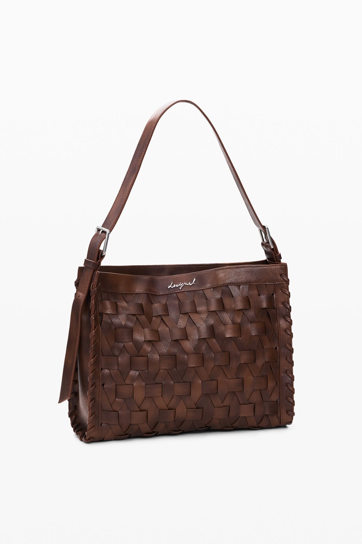 Дамска чанта Women’s shoulder bag Desigual
26SAXPA0 6064 Brown angled view 2
