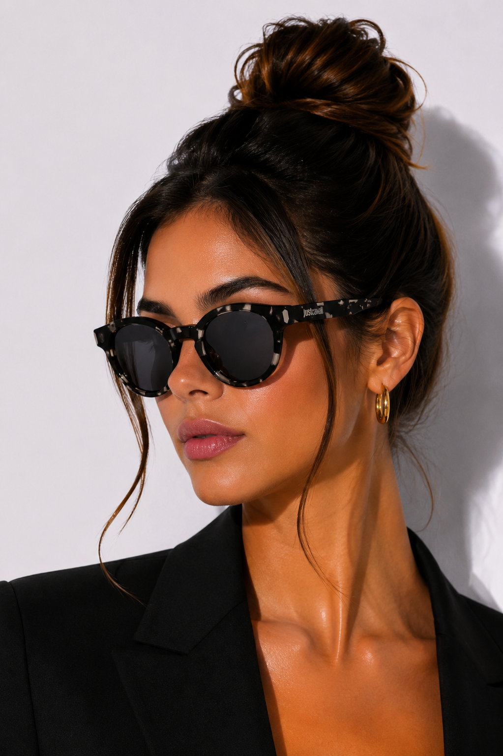 Дамски слънчеви Women’s sunglasses Just Cavalli JC025 0809 Black Havana
