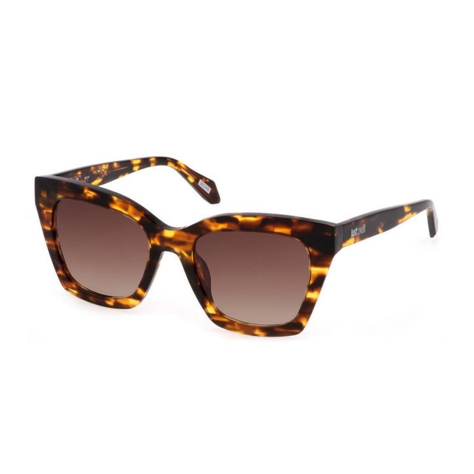 Дамски слънчеви очила Women’s sunglasses Just Cavalli SJC024 734Y Light Havana Tortoise angled view