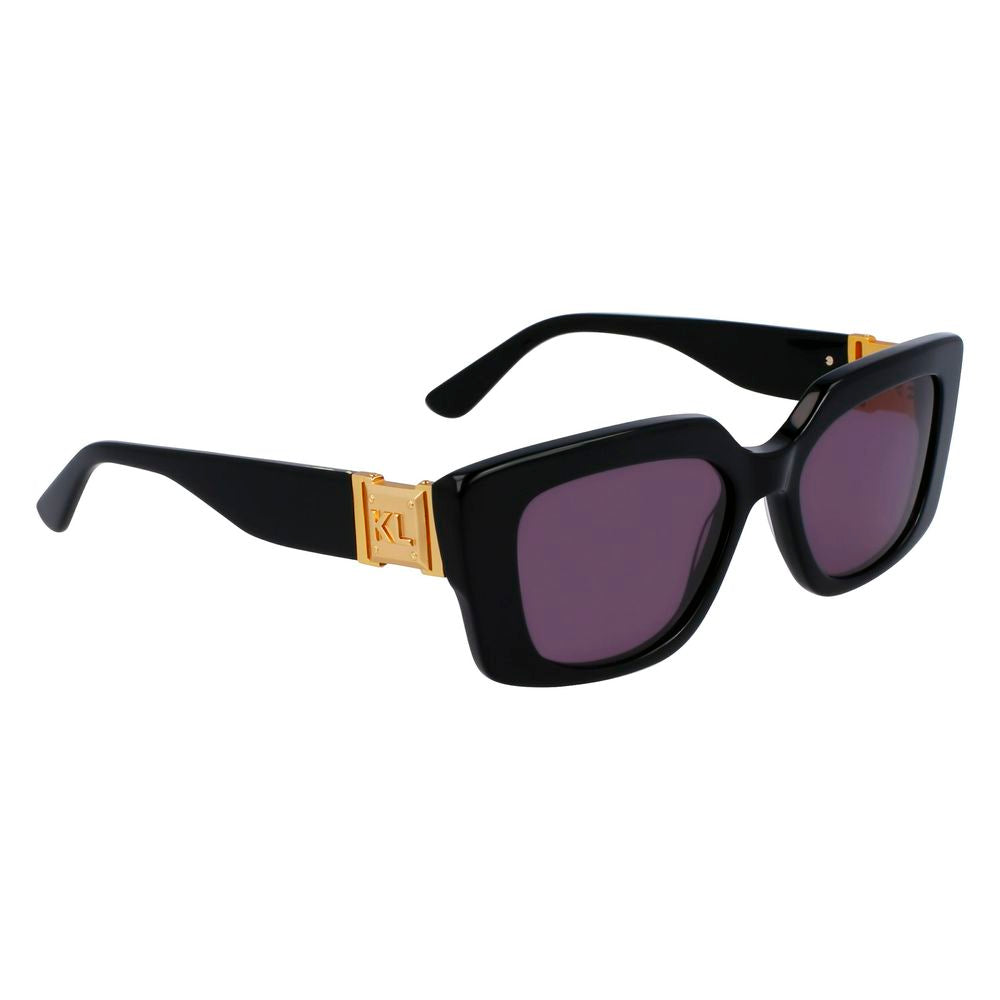 Дамски слънчеви очила Women’s sunglasses KARL LAGERFELD KL6125S1 Black angled view