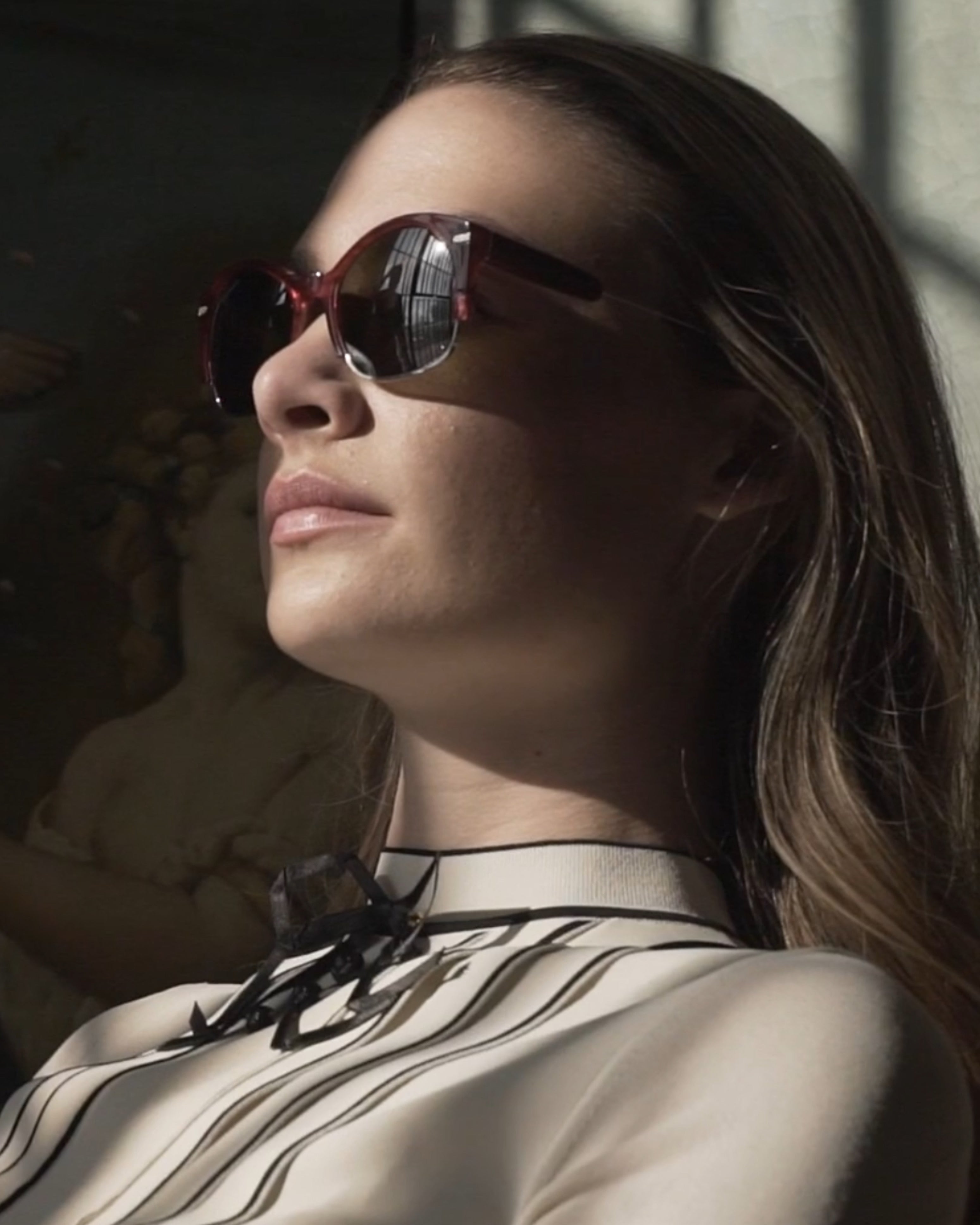 Дамски слънчеви очила Women’s sunglasses Serengeti VINITA SS529001 53 Brown lifestyle view