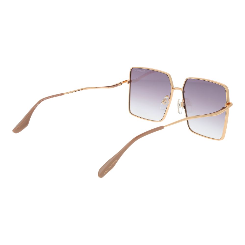 Дамски слънчеви очила Women’s sunglasses Trussardi TSW3010 04B Golden angled view