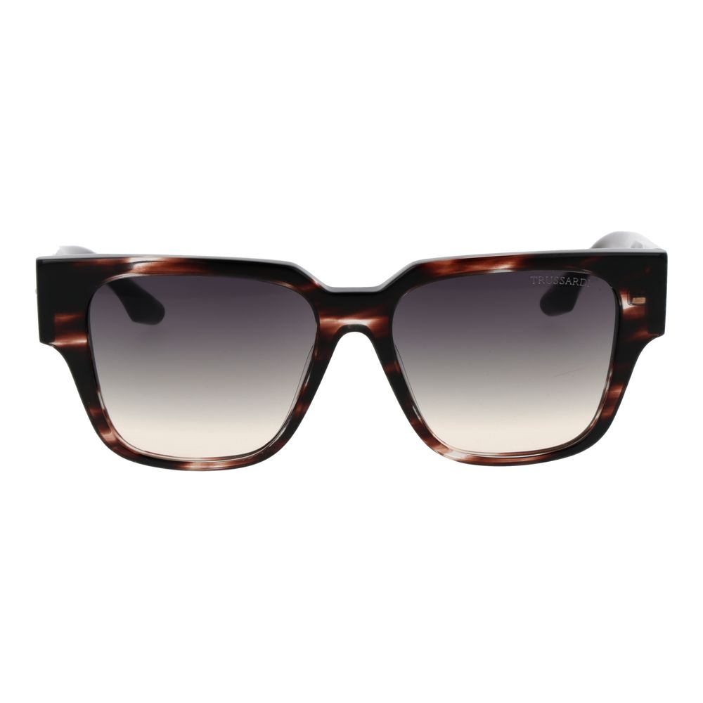 Дамски слънчеви очила Women’s sunglasses Trussardi TSW9033 E01 Brown front view