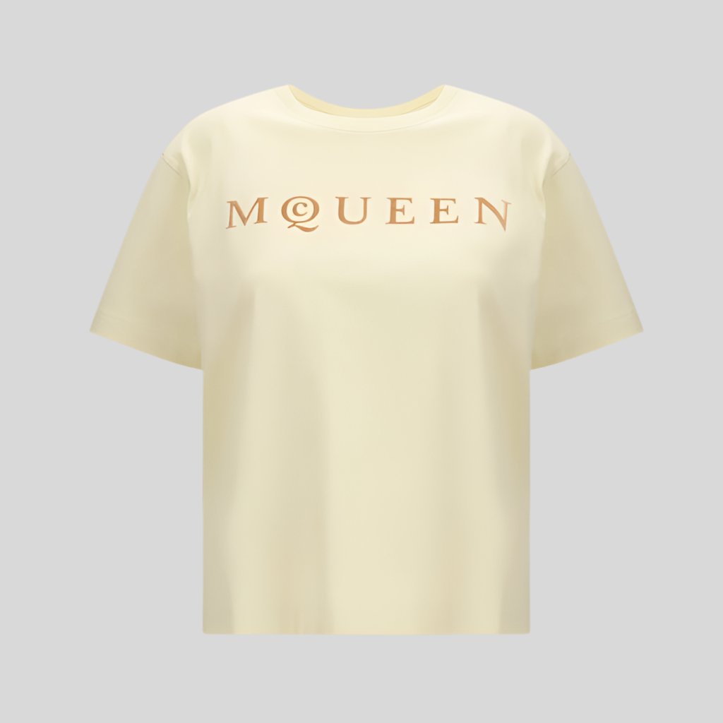 Дамска тениска Women’s t-shirt Alexander McQueen 858325QLAE69311 front view