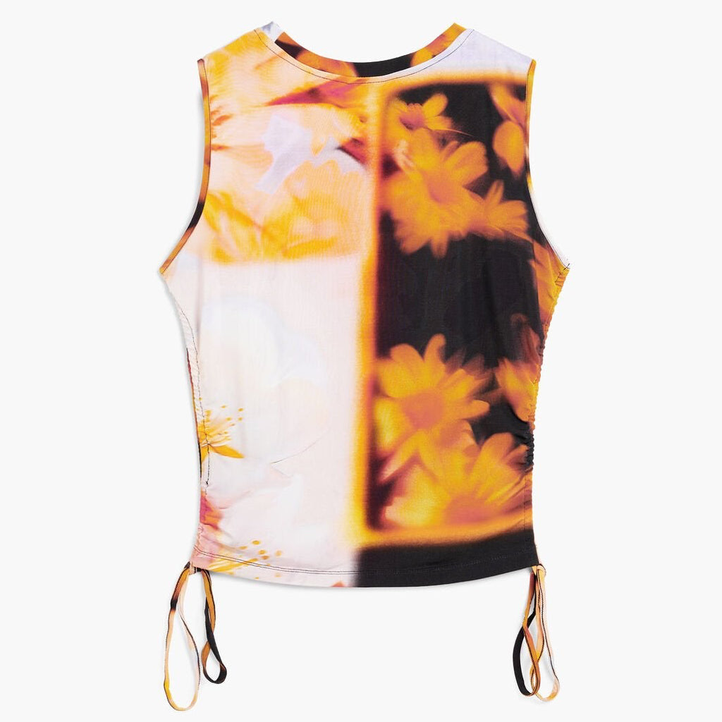 Дамски потник Women’s tank top Desigual Arty Flowers 26SWTK479019 front view