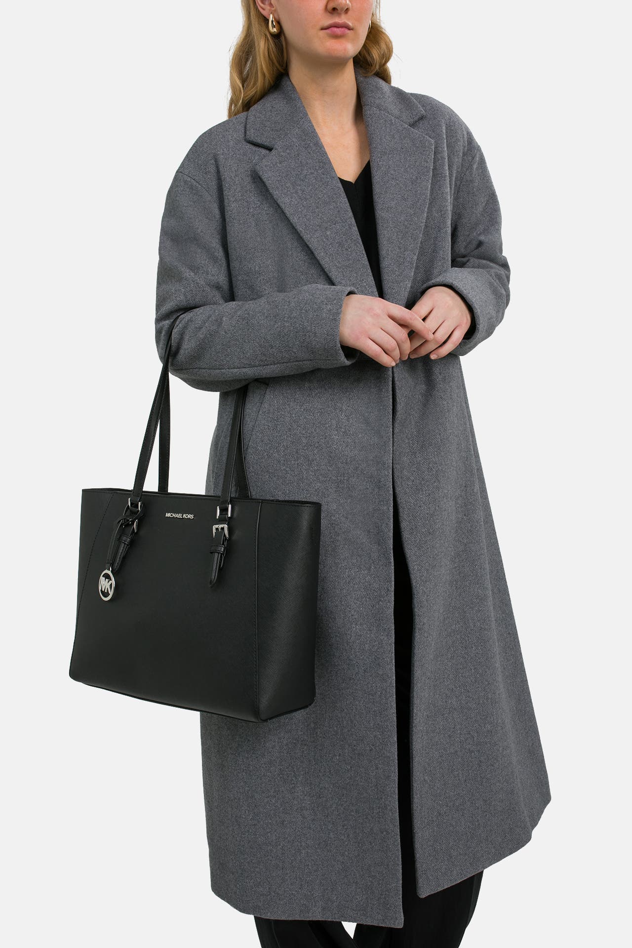 Дамска чанта Women’s tote bag Michael Kors Charlotte 35R3SCFT3T Black lifestyle view