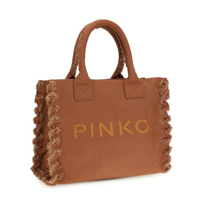 Дамска шопинг чанта Women’s tote bag Pinko
106673A3A4L08 Brown angled view