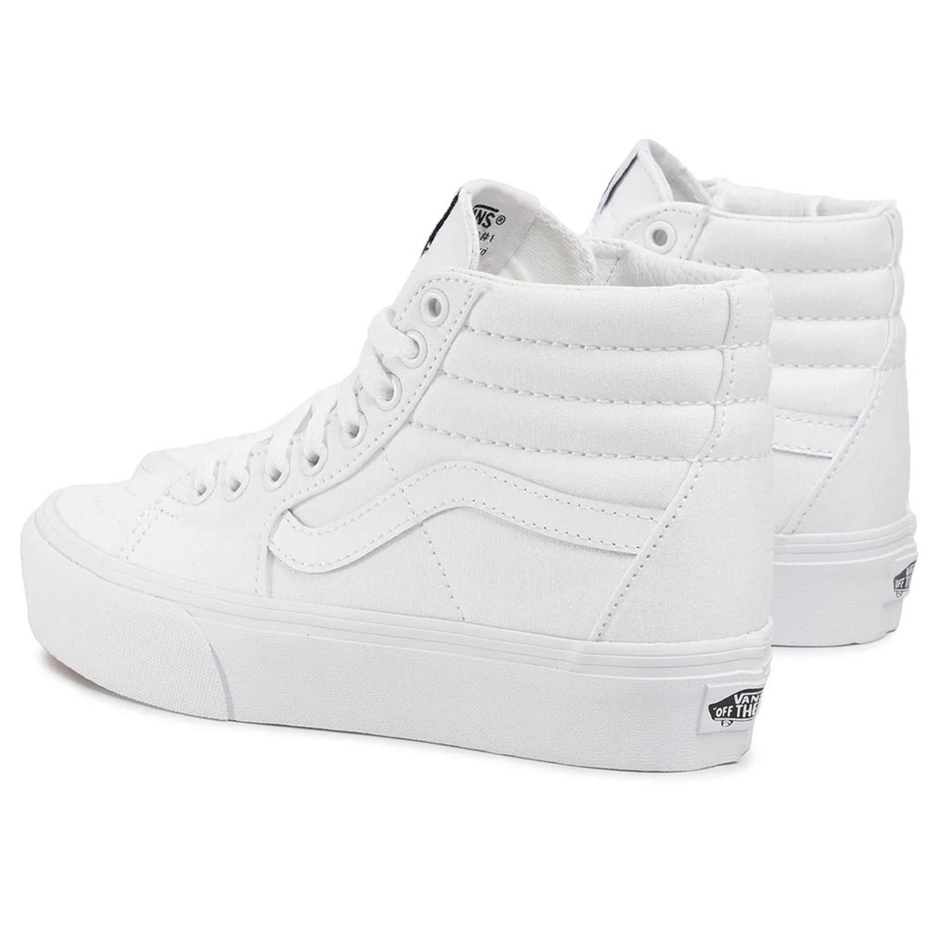Дамски високи кецове Women’s sneakers Vans VN0A3TKNQLZ1 VNQLZ White heels view
