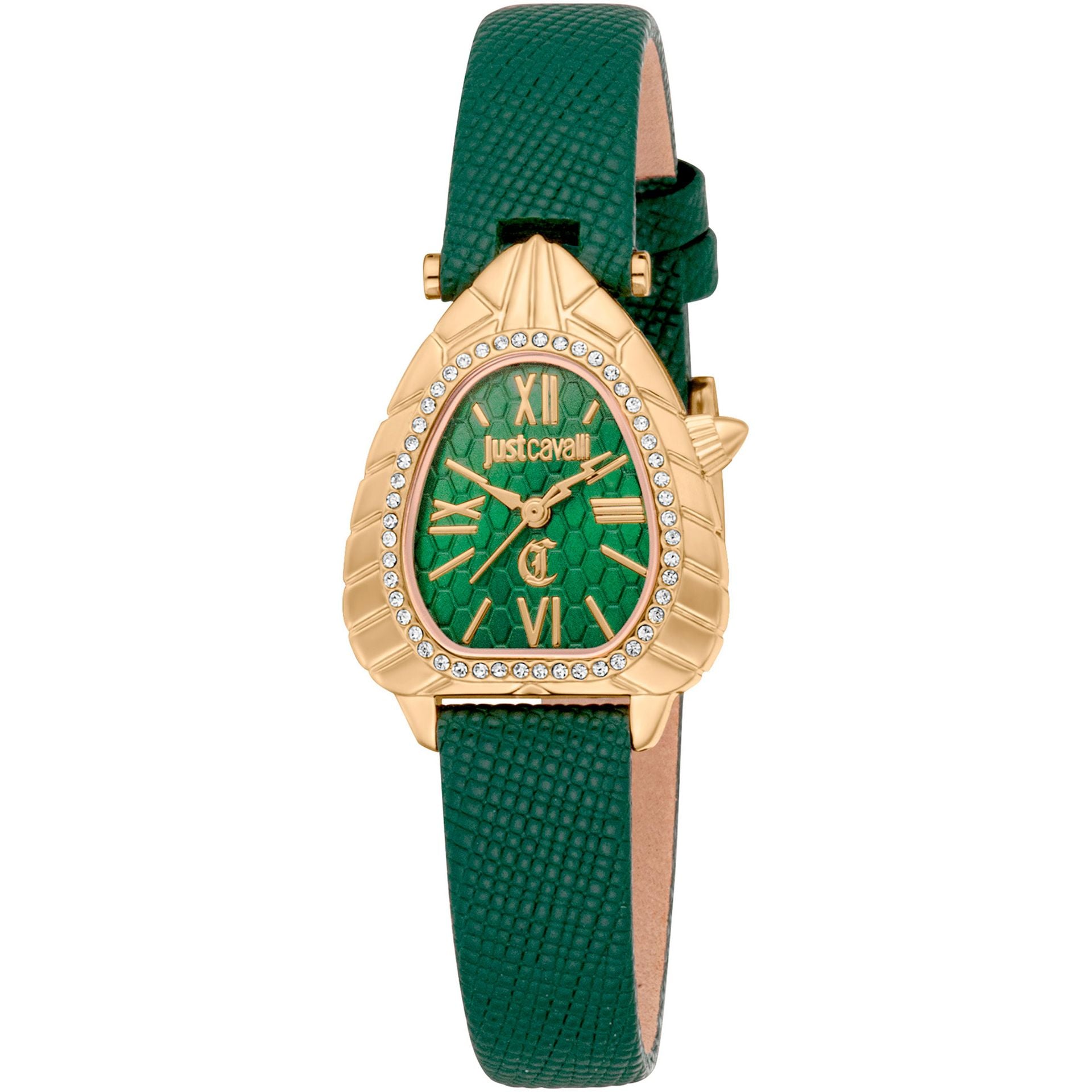 Дамски часовник Women’s watch Just Cavalli Animalier Perla
JC1L366L0025 Leather Green YG