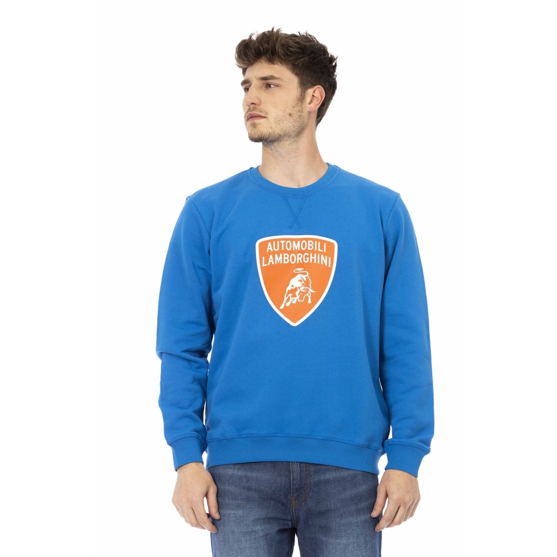 Мъжка блуза Men’s sweatshirt Automobili Lamborghini 72XBI000CJ315 202 SKYDIVERBLUE