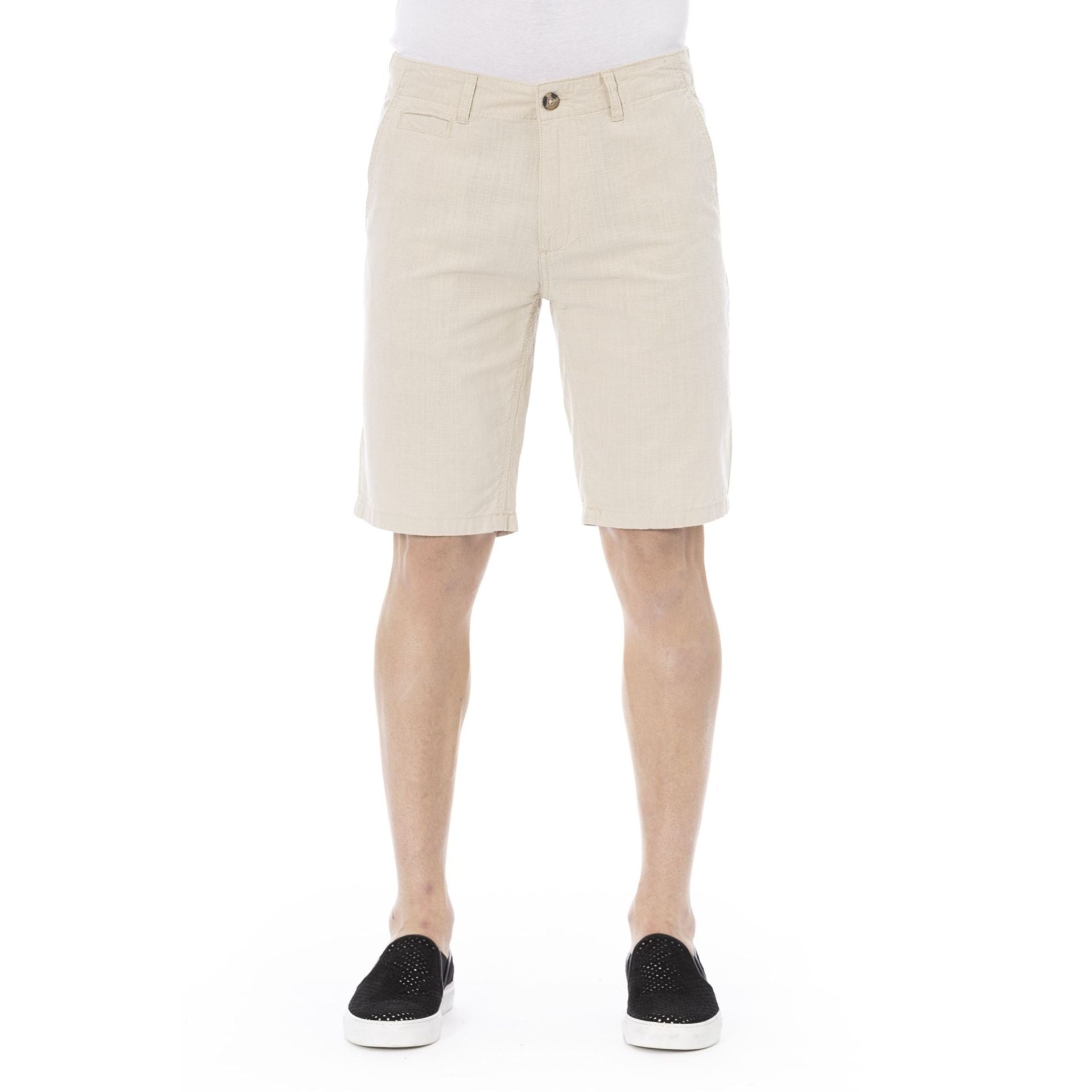 Мъжки къси панталони Men’s shorts Baldinini Trend PTE3BR001656U LIVORNO BEIGE Front view
