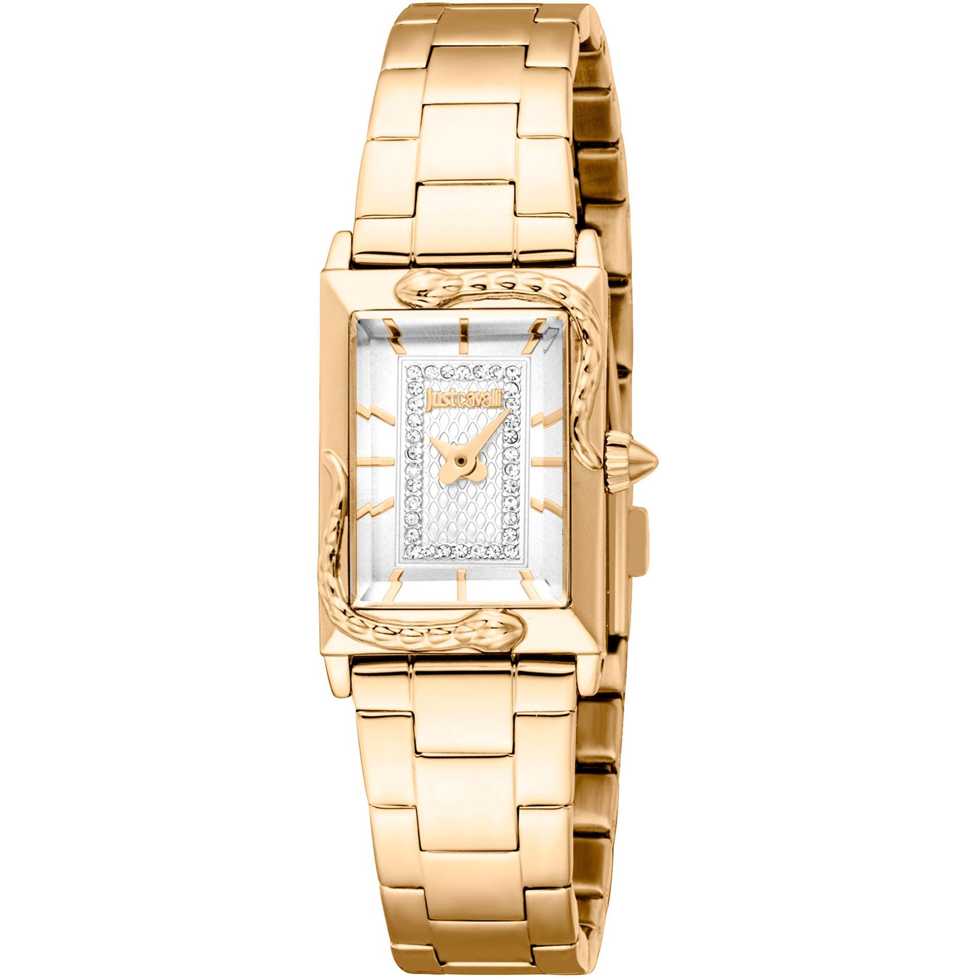 Дамски часовник Women’s watch Just Cavalli Animalier Dolcezza Snake JC1L364M0065 Yellow Gold Silver