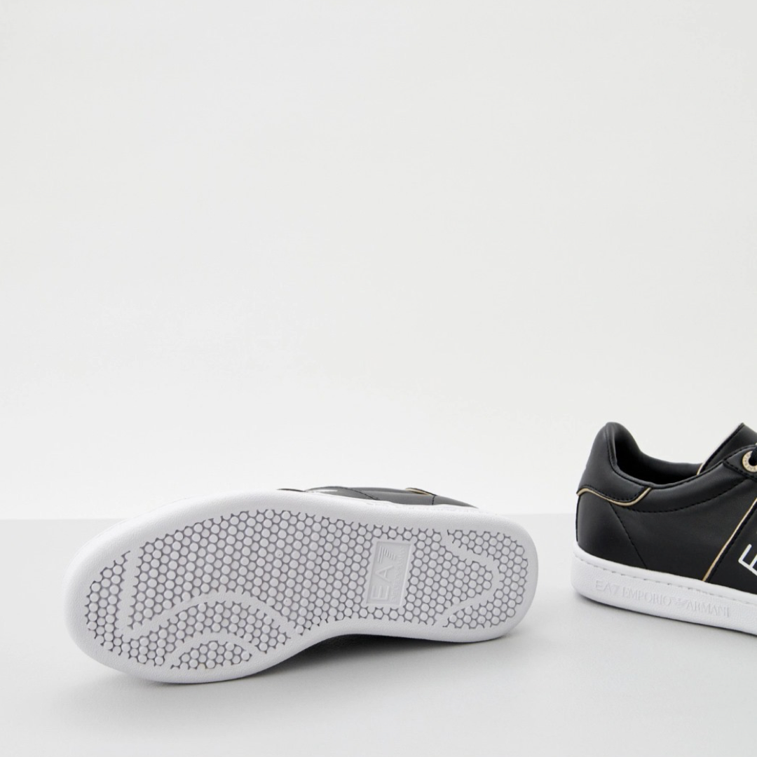 Мъжки кецове кожени EA7 Emporio Armani черни X8X102 XK346 M700