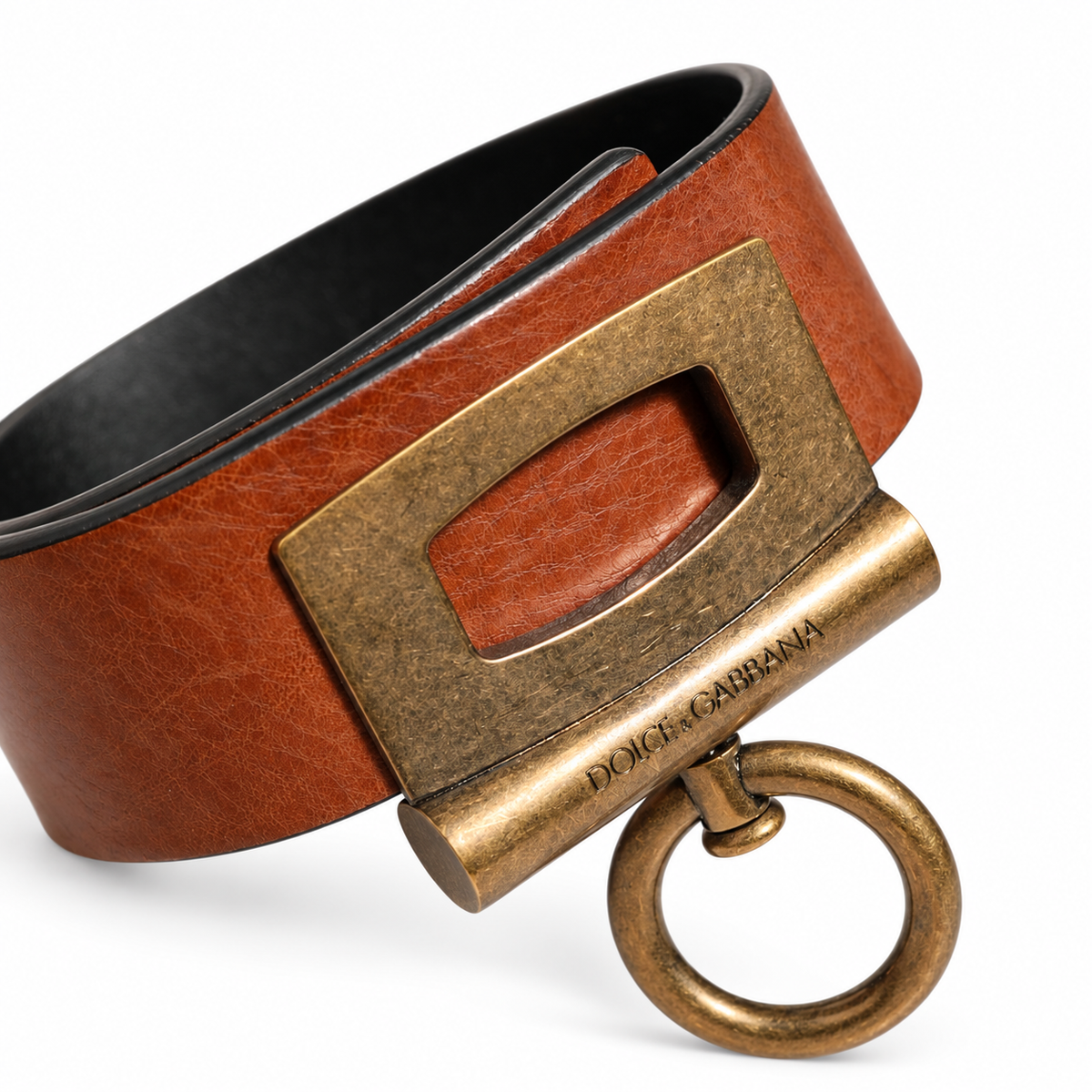 Men's belt Dolce & Gabbana SKU: BC4594 AV480 - product detail view