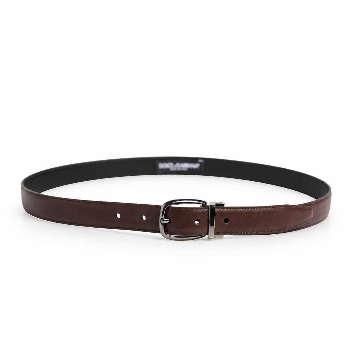 Men's belt Dolce & Gabbana SKU: BC4088 AC620 - full belt view