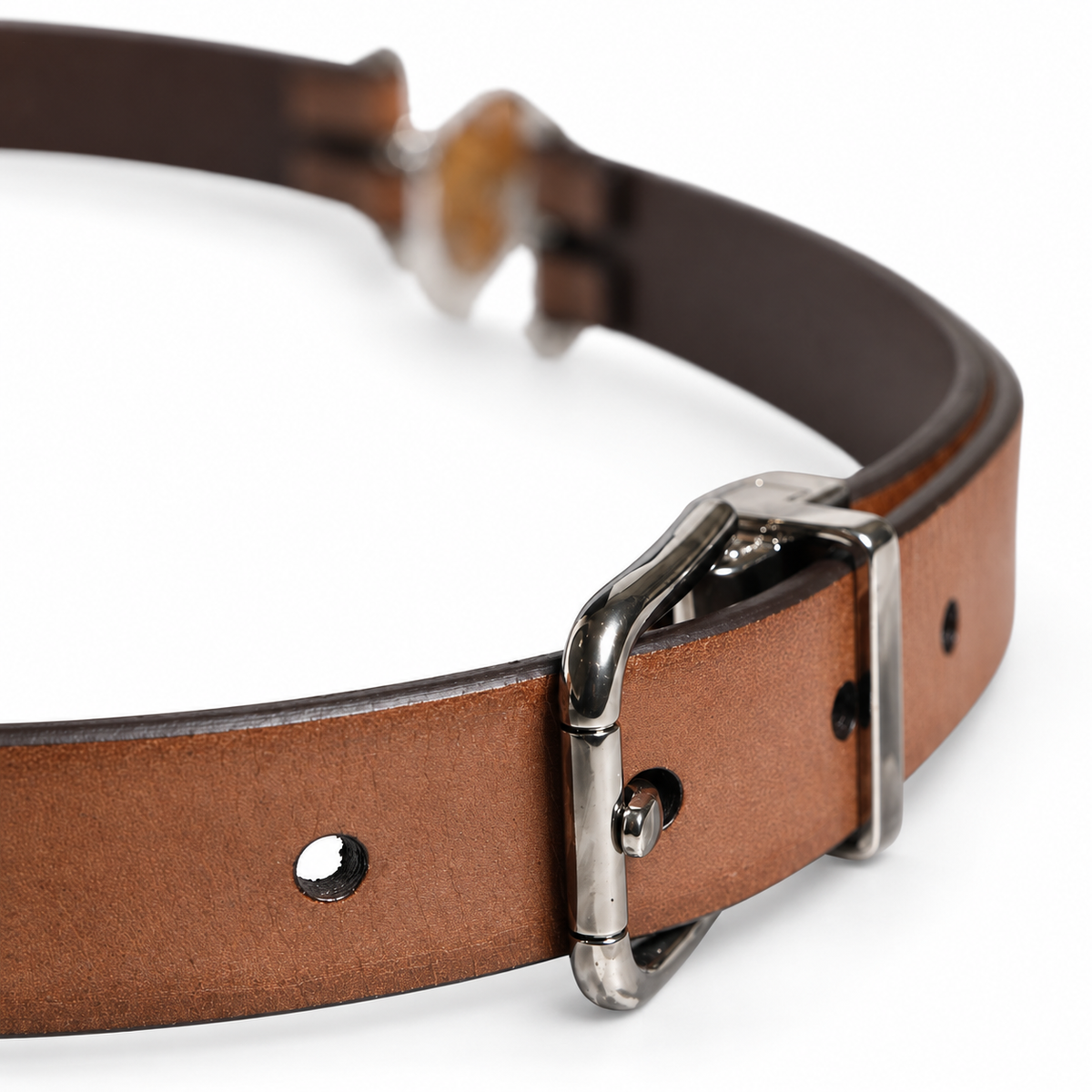 Men's belt Dolce & Gabbana SKU: BC4811 AO163 - buckle close up view